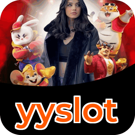 Interface do aplicativo yyslot mostrando jogos disponíveis no iOS e Android